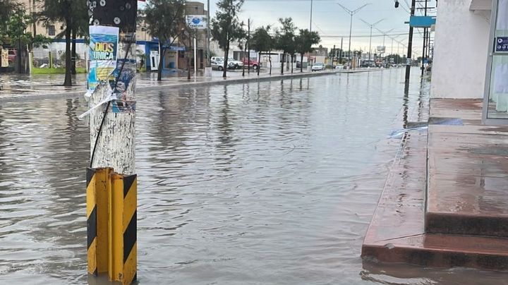 Intensas lluvias en Matamoros dejan colonias y avenidas bajo el agua
