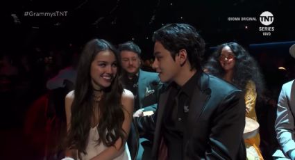 VIDEO: Kim Tae-hyung de BTS le coquetea a Olivia Rodrigo durante los Premios Grammy 2022