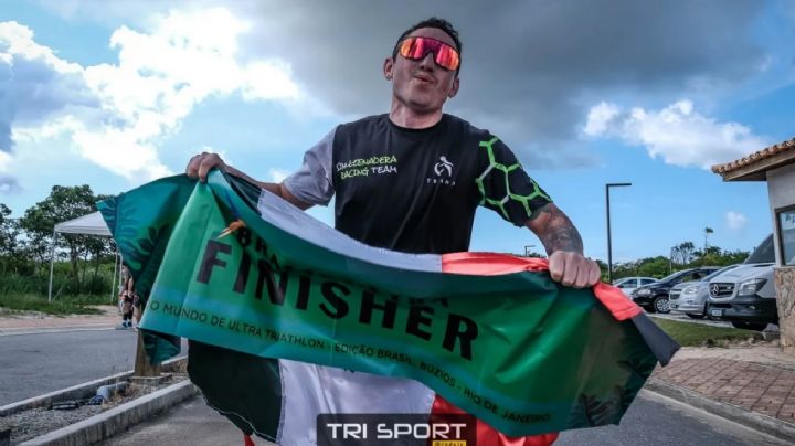Carlos Peña destaca en competencia internacional Brasil Ultra Tri 2022