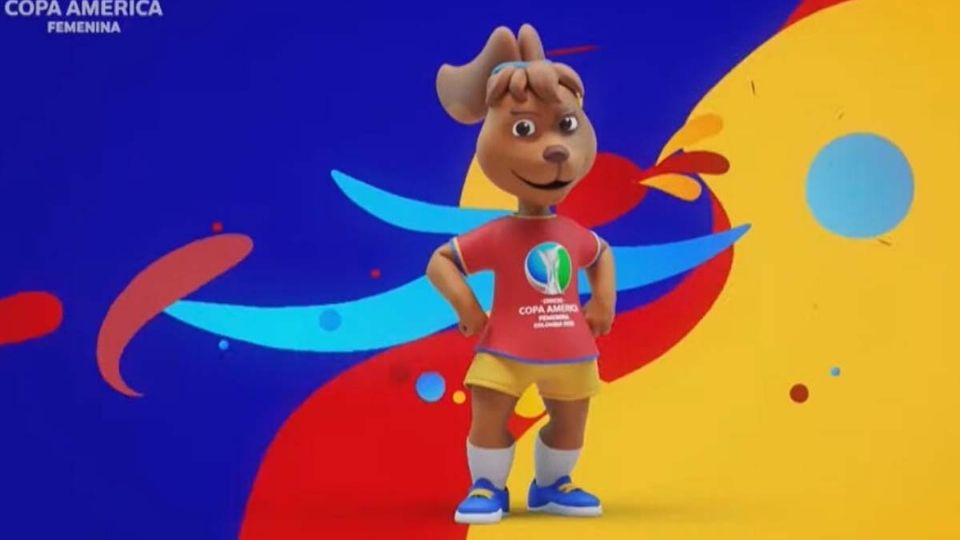 La mascota oficial de la Copa América Femenina fue presentada durante el sorteo de grupos