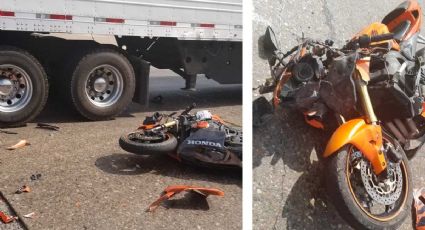 Arrollan a motociclista en el Camino a Las Minas