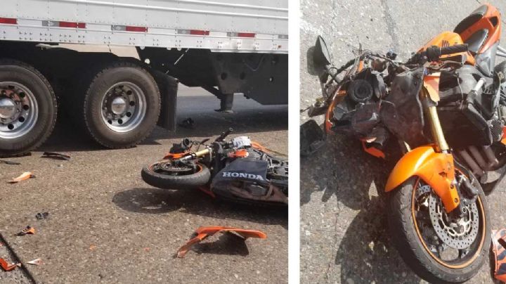 Arrollan a motociclista en el Camino a Las Minas