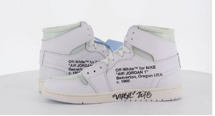 Subastan tenis Jordan 1 Retro High Off-White en 16 mil euros