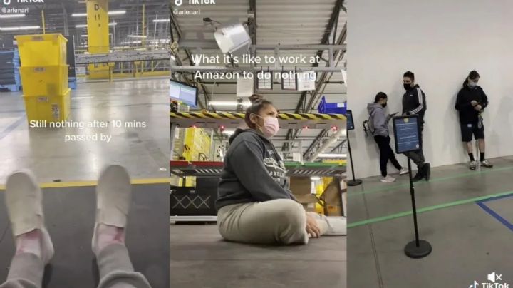 Empleada de Amazon presume que no hace “nada” en su trabajo