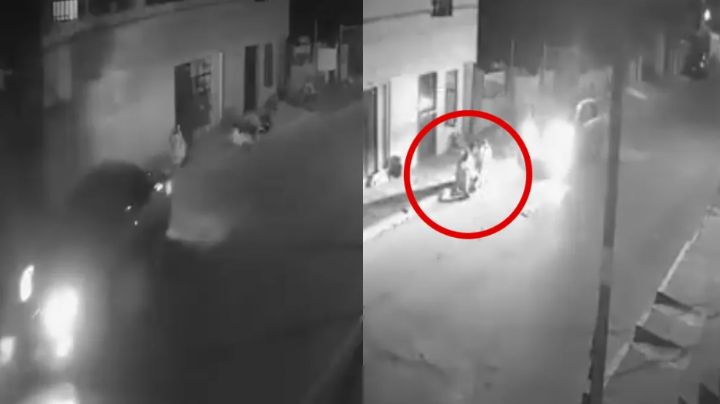 VIDEO: Automovilista de Puebla atropella a tres hermanas; estaban viendo el eclipse lunar