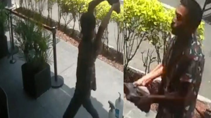 Hombre arroja block un niño en taquería; el menor esta grave (VIDEO)