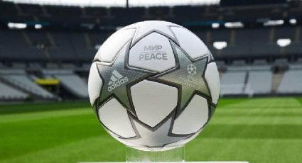 Muestran balón para la final de la Champions League; tiene mensaje de paz