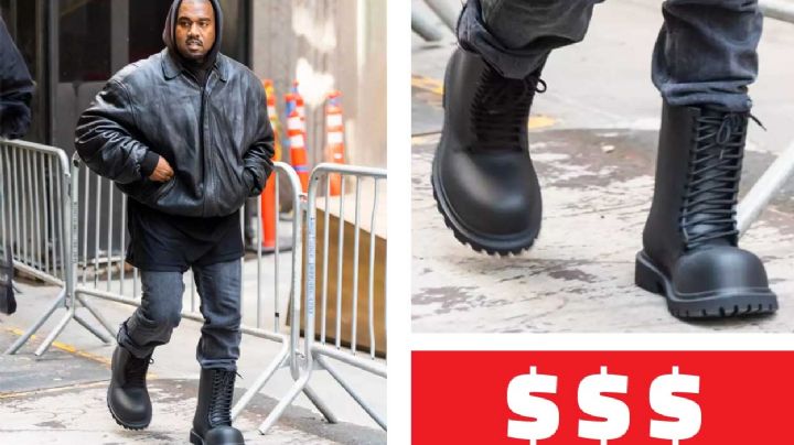 Kayne West presume sus exclusivas botas Balenciaga; no le importó pagar este precio