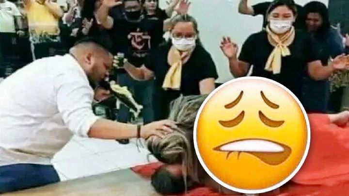 No podían tener hijos y mantienen relaciones durante culto religioso para recibir "un milagrito"