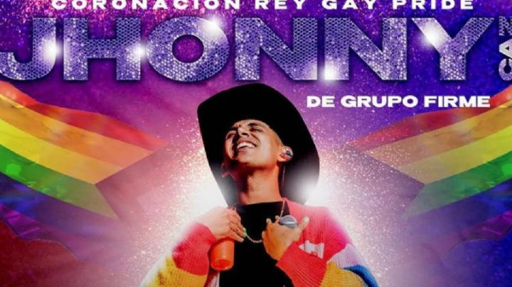 Jhonny Caz de grupo Firme será el rey de la Marcha LGBT 2022 en CDMX