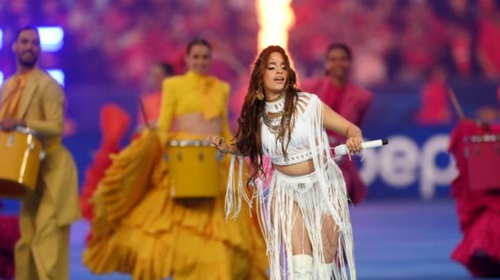 VIDEO: Así fue la presentación de Camila Cabello en la UEFA Champions League