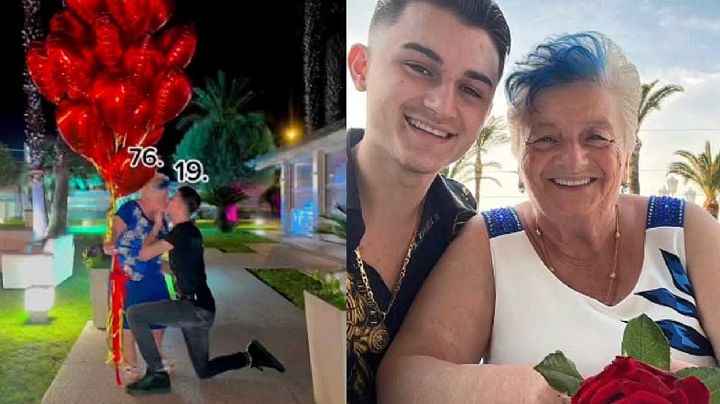 ¡Abuelita soy tu nieto!: desmienten video viral, no eran novios, son parientes