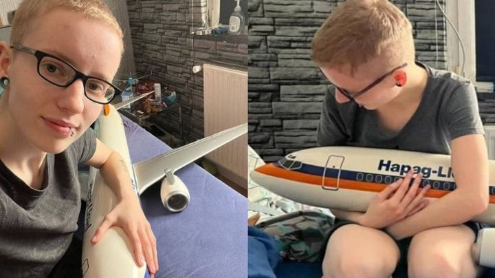 Mujer se quiere casar con un Boeing 737 de juguete; se siente atraída sexualmente por los aviones