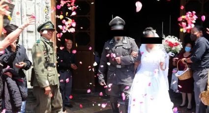 FOTOS: Pareja en Tlaxcala es criticada por su boda con temática nazi