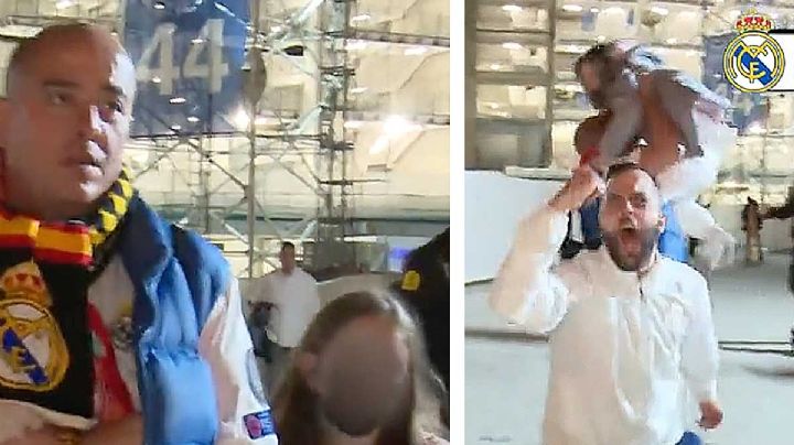 VIDEO VIRAL: Padre y su hija abandonaron el estadio porque creían perdido al Real Madrid