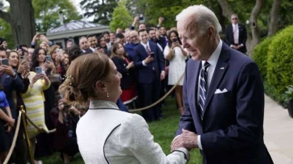 La esposa del presidente de México acudió como invitada especial por el festejo del 5 de mayo en Estados Unidos.