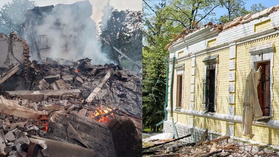 La escuela que servía de refugio en Lugansk fue bombardeada por las fuerzas rusas; había 90 personas.