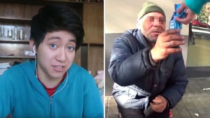 Censuran por 5 años a youtuber que humilló a hombre en situación de calle con una “broma”