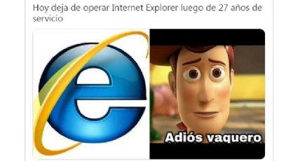 Con memes despiden a Internet Explorer ¡Ya anunció su salida!