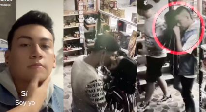 'Cacha' a su novia y amigo besándose a escondidas; los captaron en video viral "si soy yo"  VIDEO