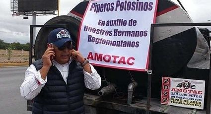 ¡Héroes piperos!: Conductores de pipas de agua salen de SLP para ayudar a Nuevo León