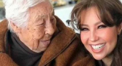 Fallece abuelita de Thalía y Laura Zapata a los 104 años