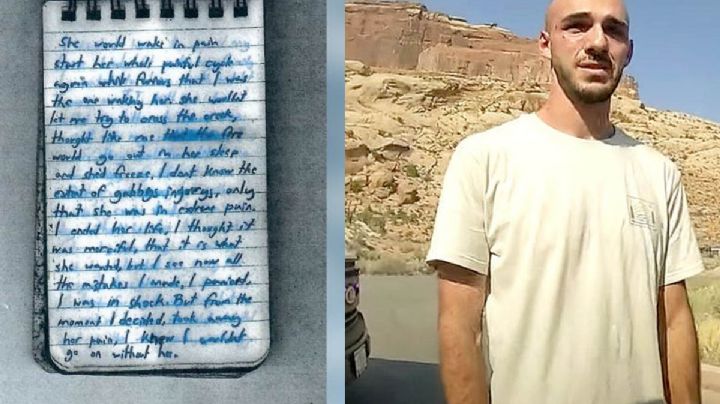 Publican páginas del cuaderno de Brian Laundrie, donde confiesa por qué mató a Gabby Petito