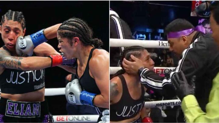 "Quiero llegar viva a casa" Boxeadora mexicana implora por su vida y detiene pelea VIDEO