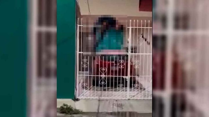 IMPACTANTES IMÁGENES: Ladrón de casas muere ensartado en portón; vecinos lo graban en vivo