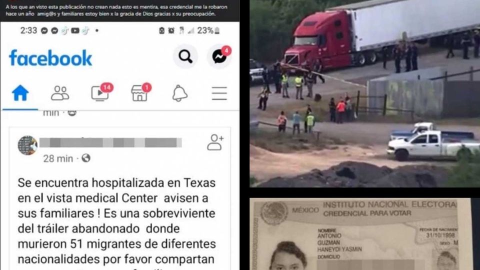 Dueña desmiente que iba en el tráiler de la muerte