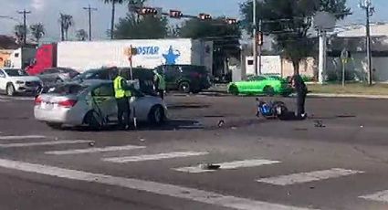 Motociclista queda grave al chocar de lleno contra un auto en el Camino a Las Minas