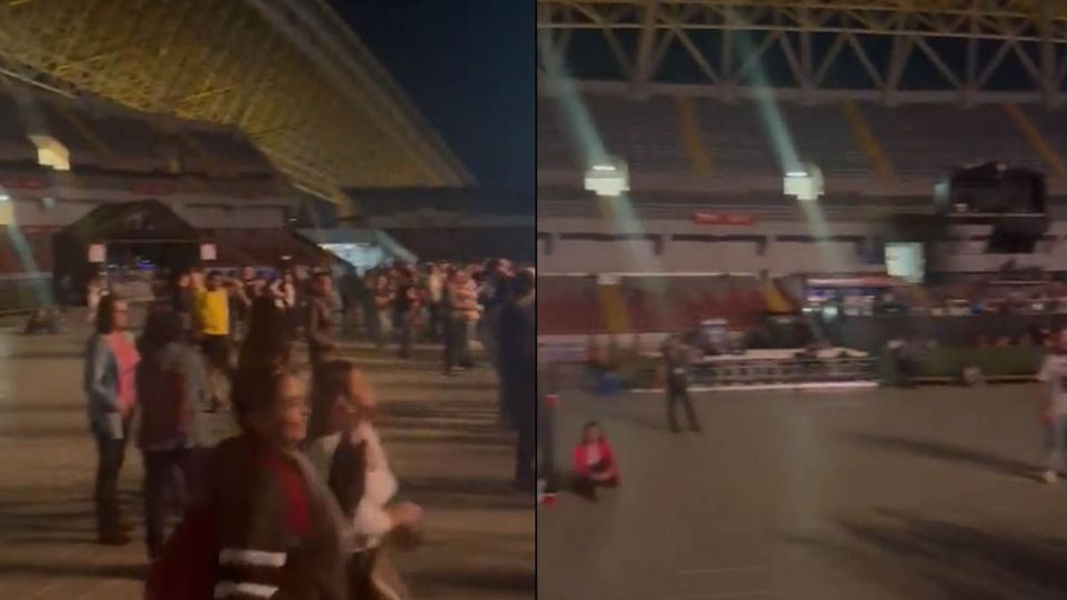 Por medio de redes sociales estuvieron divulgando imágenes y video en los que se mostraba el Estadio Nacional