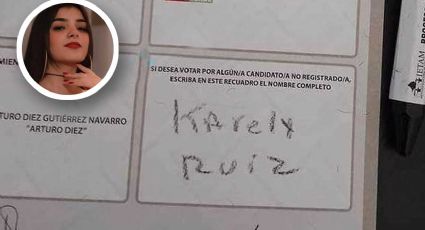 Karely Ruiz, gobernadora; votan por ella y presumen sus boletas en redes sociales