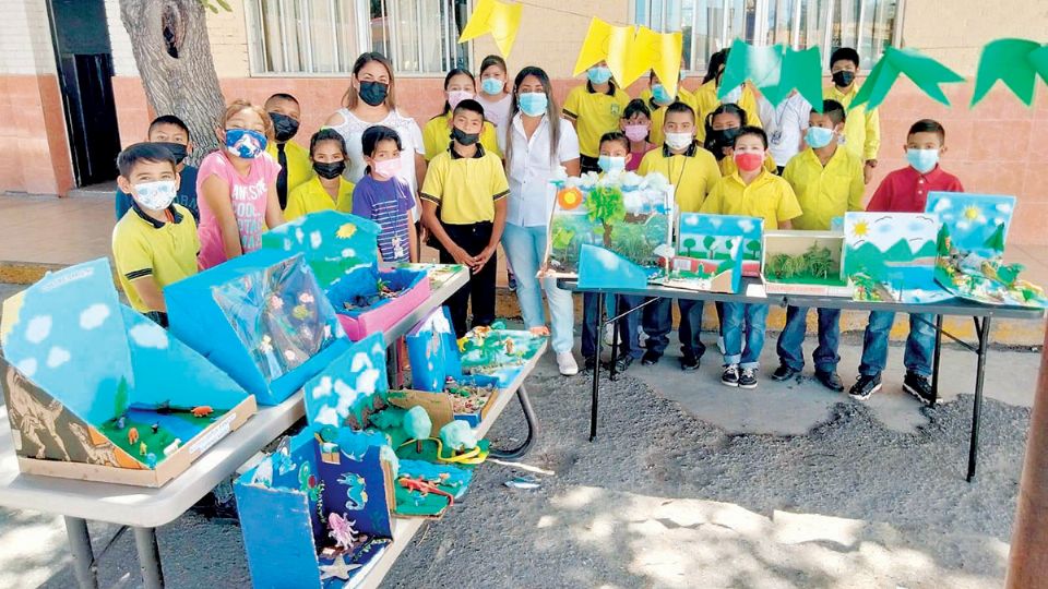 Estudiantes de cuarto A participaron en el evento ecológico