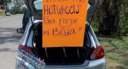 Hombre intenta vender sus carritos Hot Wheels para pagar su boda