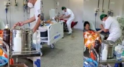 VIDEO: Enfermero baila cumbia para sus pacientes y se vuelve viral