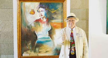 Arturo Nochebuena pinta admiración a Frida Kahlo