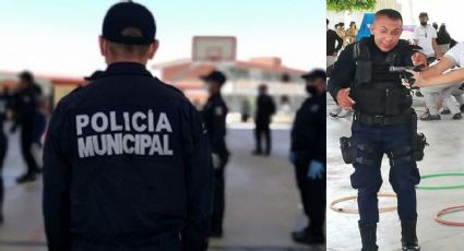 ¡Qué incongruencia! Policías prestan armas a estudiantes de secundaria en "platica preventiva"