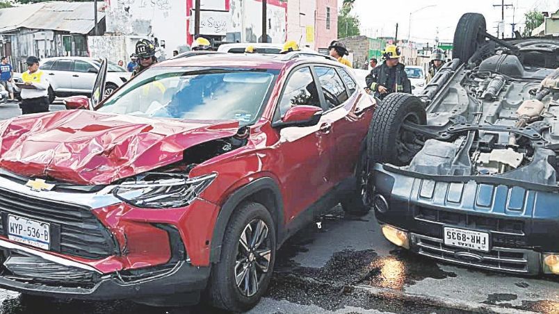 Tránsito y Validad asegura que la conductora de la Ford es la responsable.
