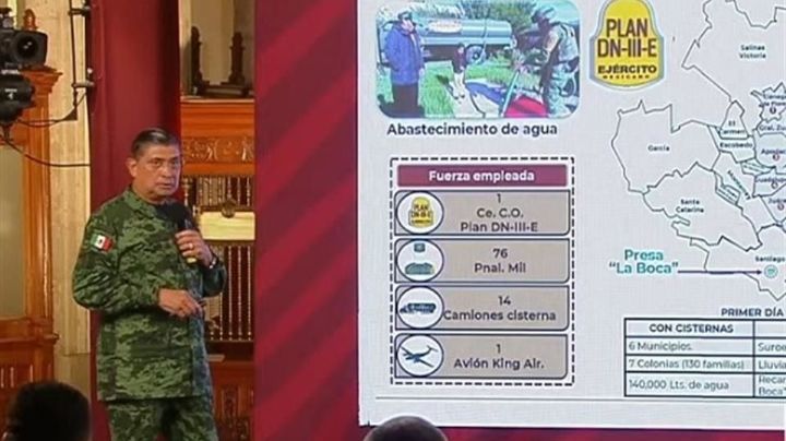 Envía Sedena 10 cisternas a Nuevo León para mitigar crisis de agua