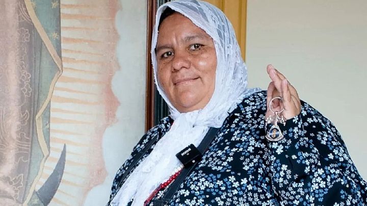 ¡Arrepiéntanse pecadores! La Señora Católica de Zacatecas viene a Nuevo Laredo (VIDEO)