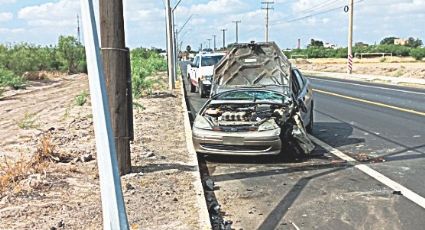 Acelera, choca y se desaparece del sitio