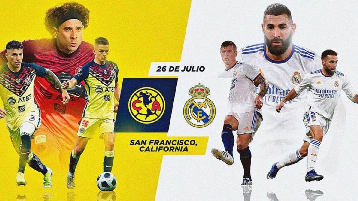 América vs Real Madrid: horario y dónde ver EN VIVO HOY amistoso