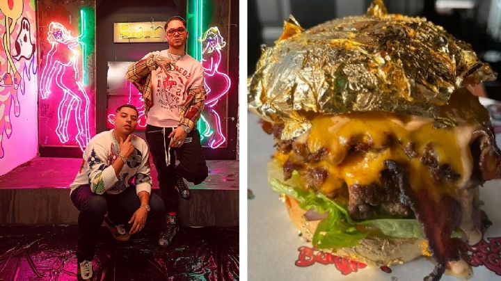 Eduin Caz y Juan de Dios Pantoja se comen hamburguesas de 56 mil pesos