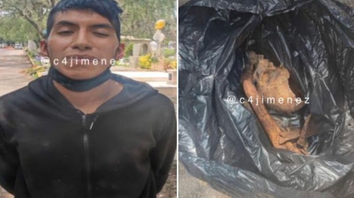 Atrapan ladrón de huesos en panteón de CDMX donde robaron cuerpo del bebé Tadeo