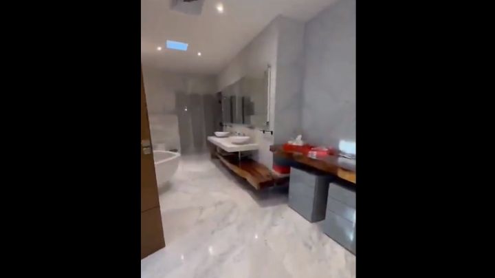 VIDEO: Exhiben lujoso baño de 'Alito' Moreno hecho de mármol y jacuzzi integrado