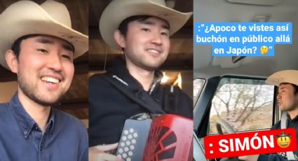 ¡Fielo paliente! Japonés se enamora de México y se convierte en el primer "Norteño japonés" VIDEO