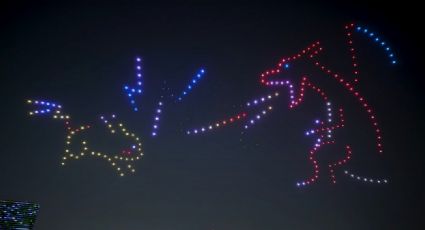 VIDEO: Así fue el espectacular show de drones de Pokémon Go en Japón