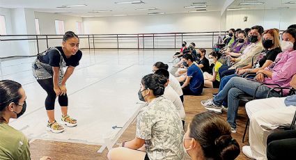 Bailarina Giselle Melisa Zazueta imparte curso  a CDNL