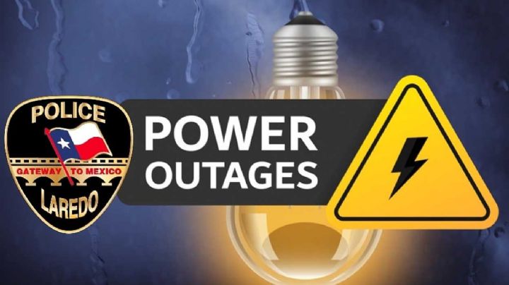Reportan gran apagón en Laredo, Texas